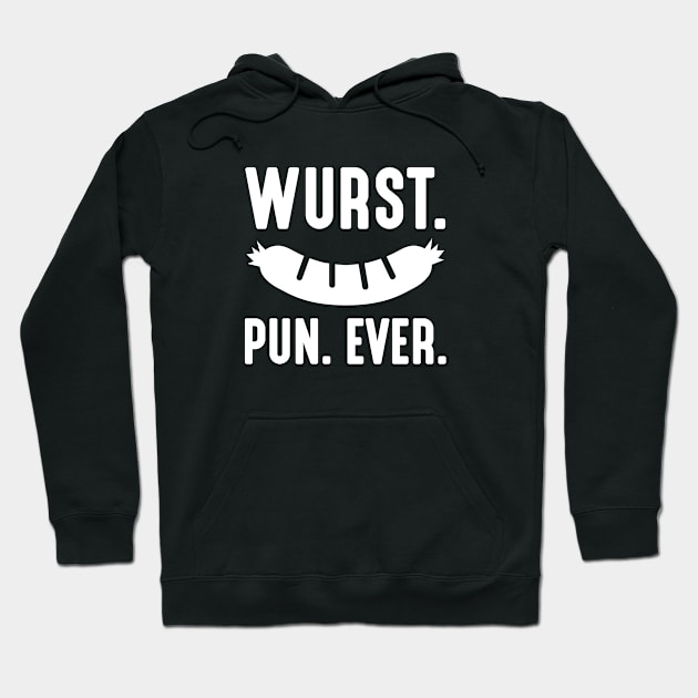 Wurst Pun Ever Hoodie by AmazingVision